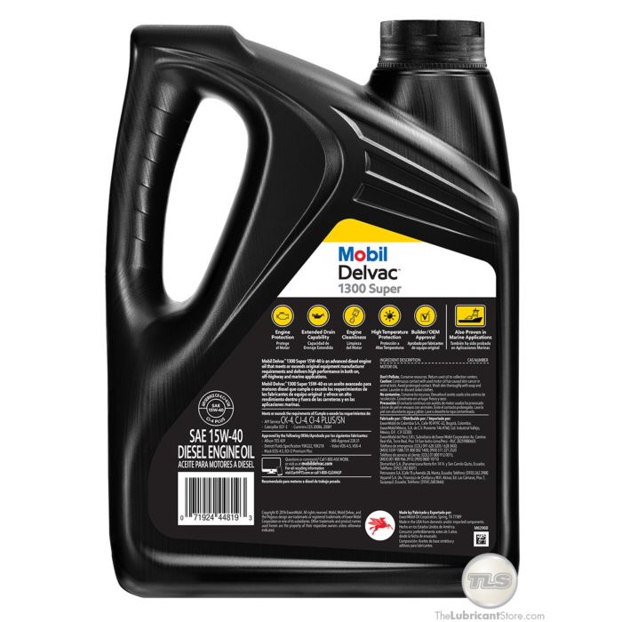 Mobil Delvac 1300 Super 15W40 (Case of 4 - 1 Gal. Containers)