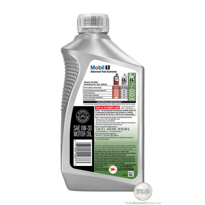 ◆CARLYN◆ Point Glow 3colors Mobil 1 0W30 AFE (Case - 6 Quarts)