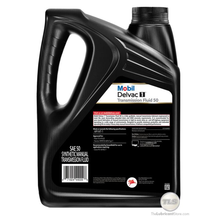 Mobil Delvac 1 Transmission Fluid 50 (Case of 4 - 1 Gal