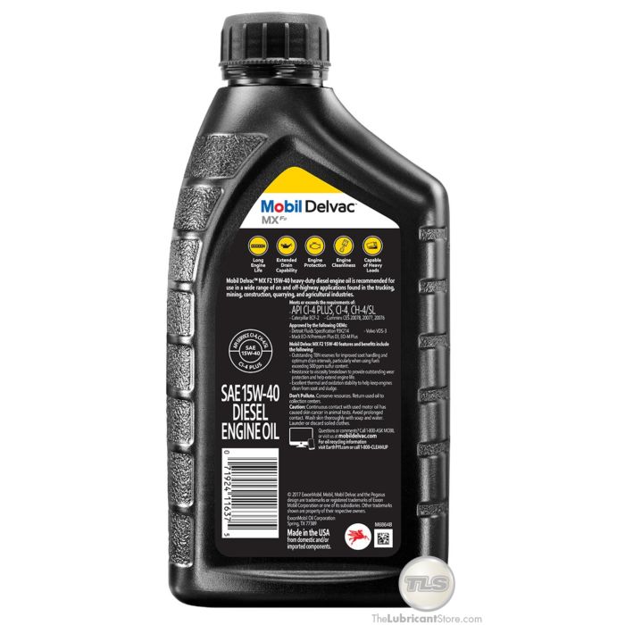 Mobil Delvac MX F2 15w40 (Case - 6 Quarts)