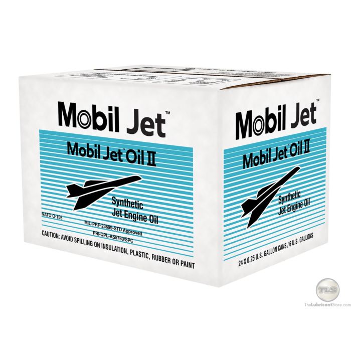 Mobil Jet Oil II (Case of 24 - 1 Qt. Containers)