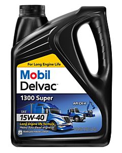 Mobil Delvac 1300 Super 15W40 (Case of 4 - 1 Gal. Containers)