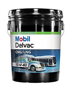 Mobil Delvac CNG/LNG 15w-40 (5 Gal. Pail)