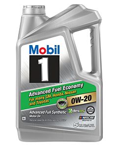 Mobil 1 0w-20 (AFE) (Case of 3 - 5 Qt. Containers)